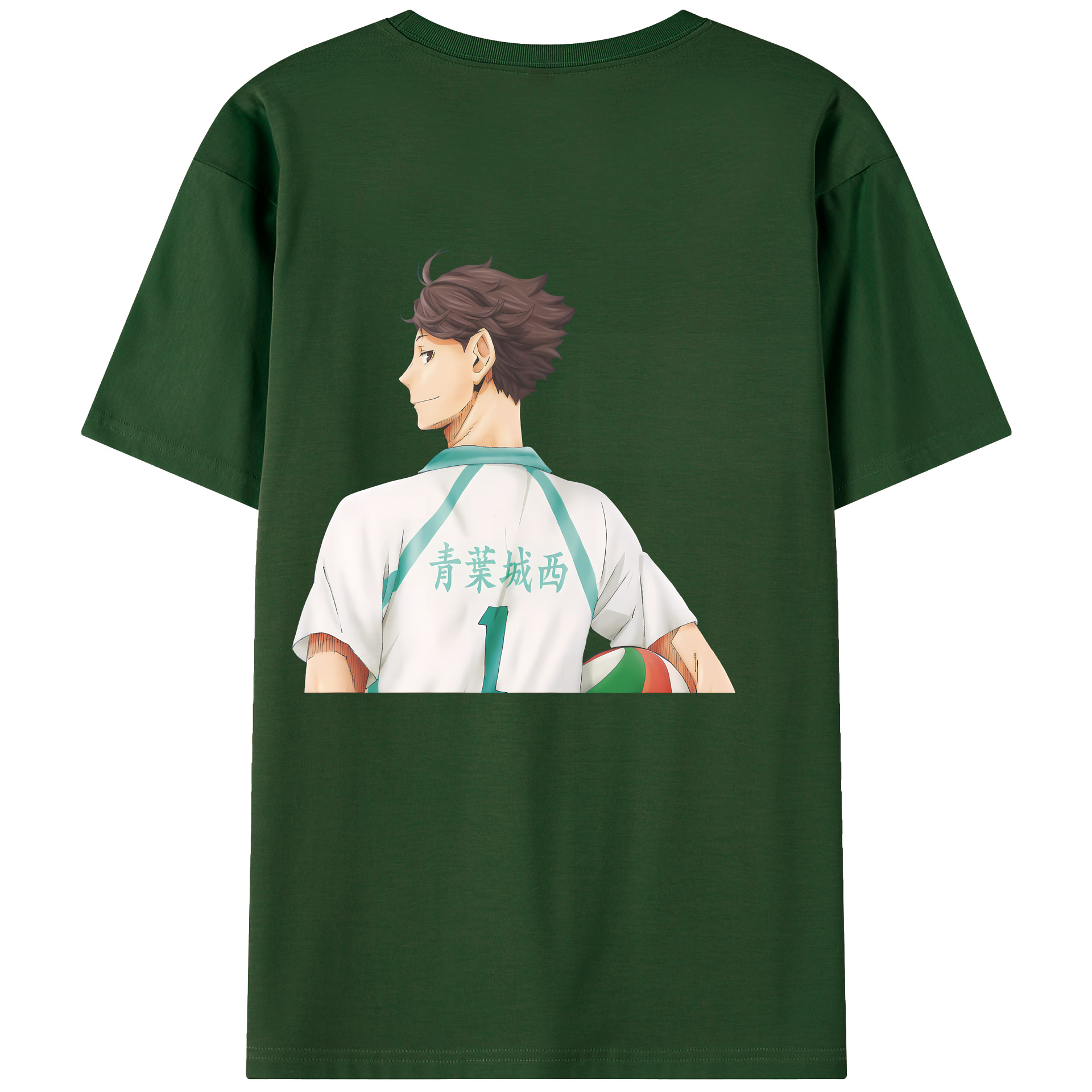 （画像用） ハイキュー!! Haikyu!! 綿100％半袖Tシャツ（背面プリント）